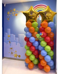 Jumbo Star Balloon Column (2.3-2.5m)